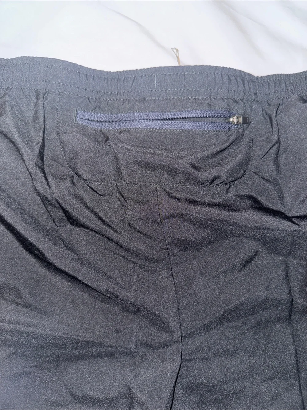 Athletic Running Shorts with Contrast Side Panels
